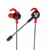 Sleek black Fantech EG1 3.5mm Gaming & Music Earphone with dual port, dual microphone system, and optimized design for gaming and music.